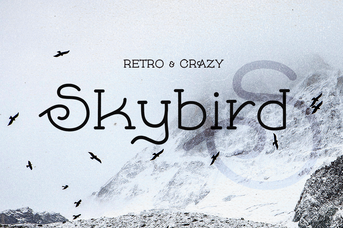 Schriftart Skybird