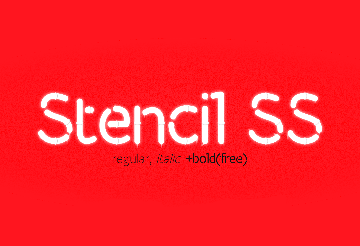 Schriftart Stencil SS Bold