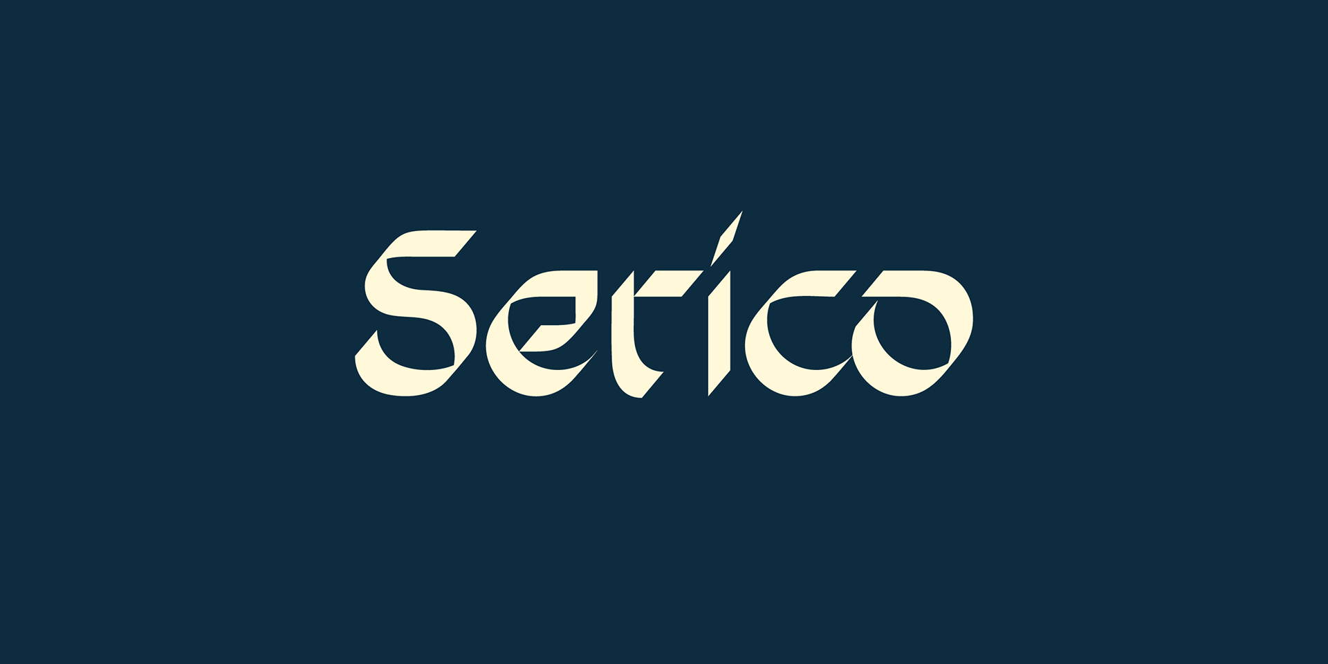 Schriftart Serico