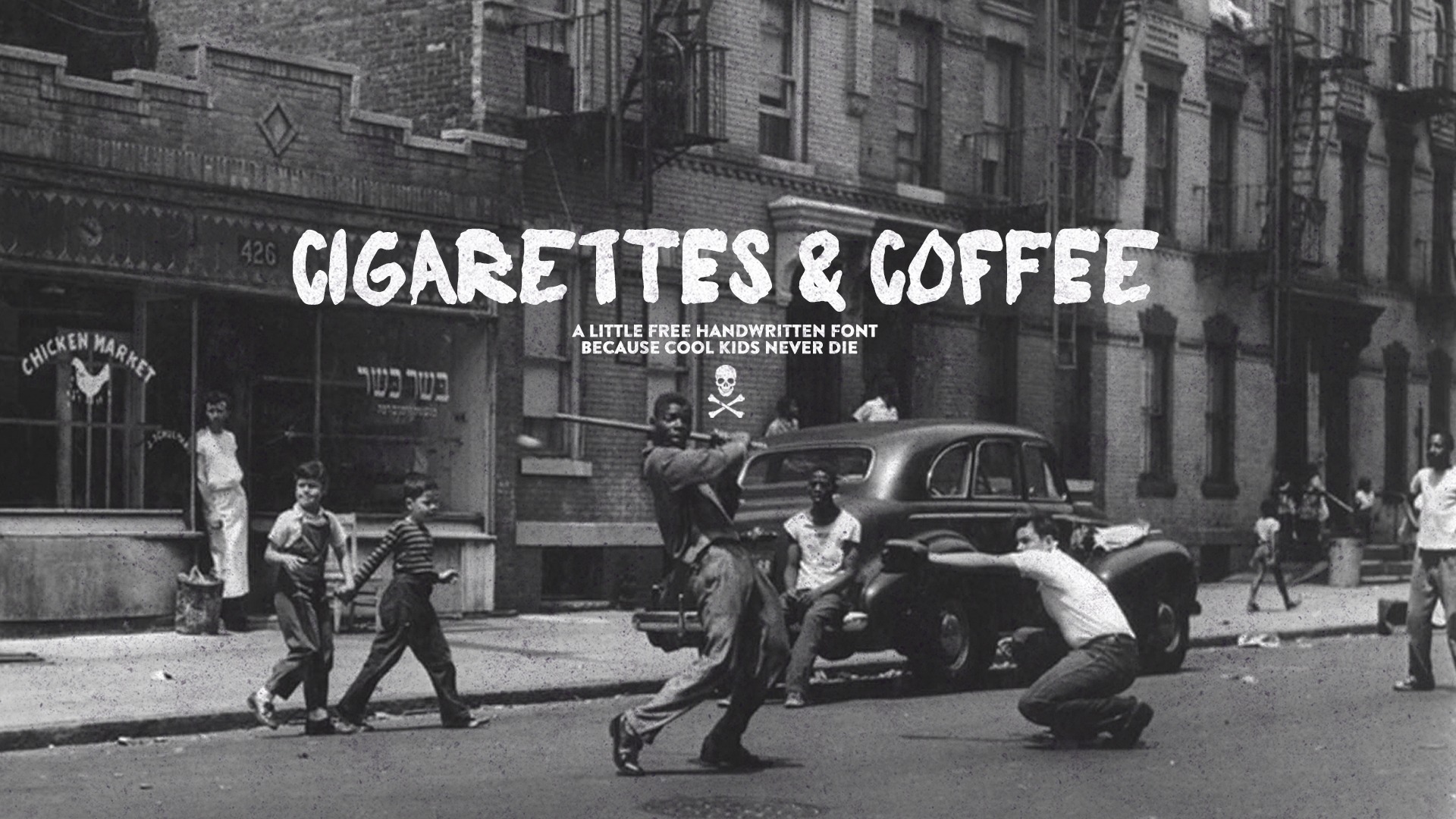 Schriftart Cigarettes and Coffee