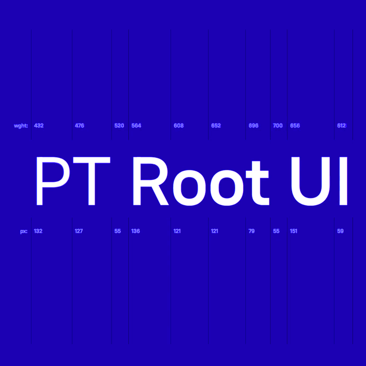 Schriftart PT Root UI