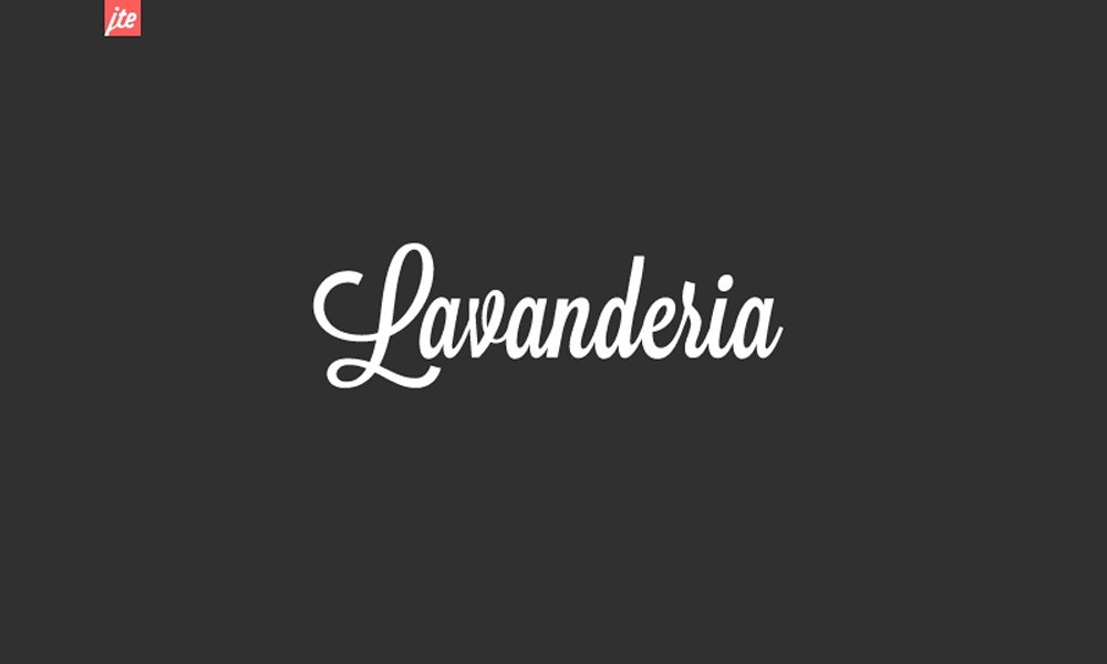 Schriftart Lavanderia