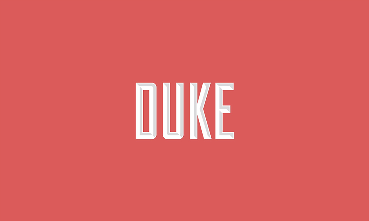 Schriftart Duke