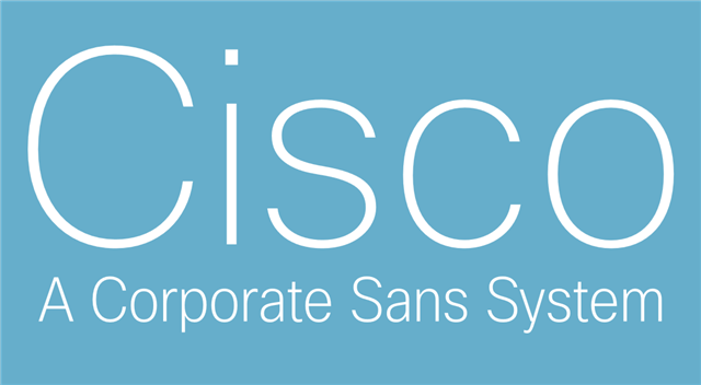 Schriftart Cisco Sans