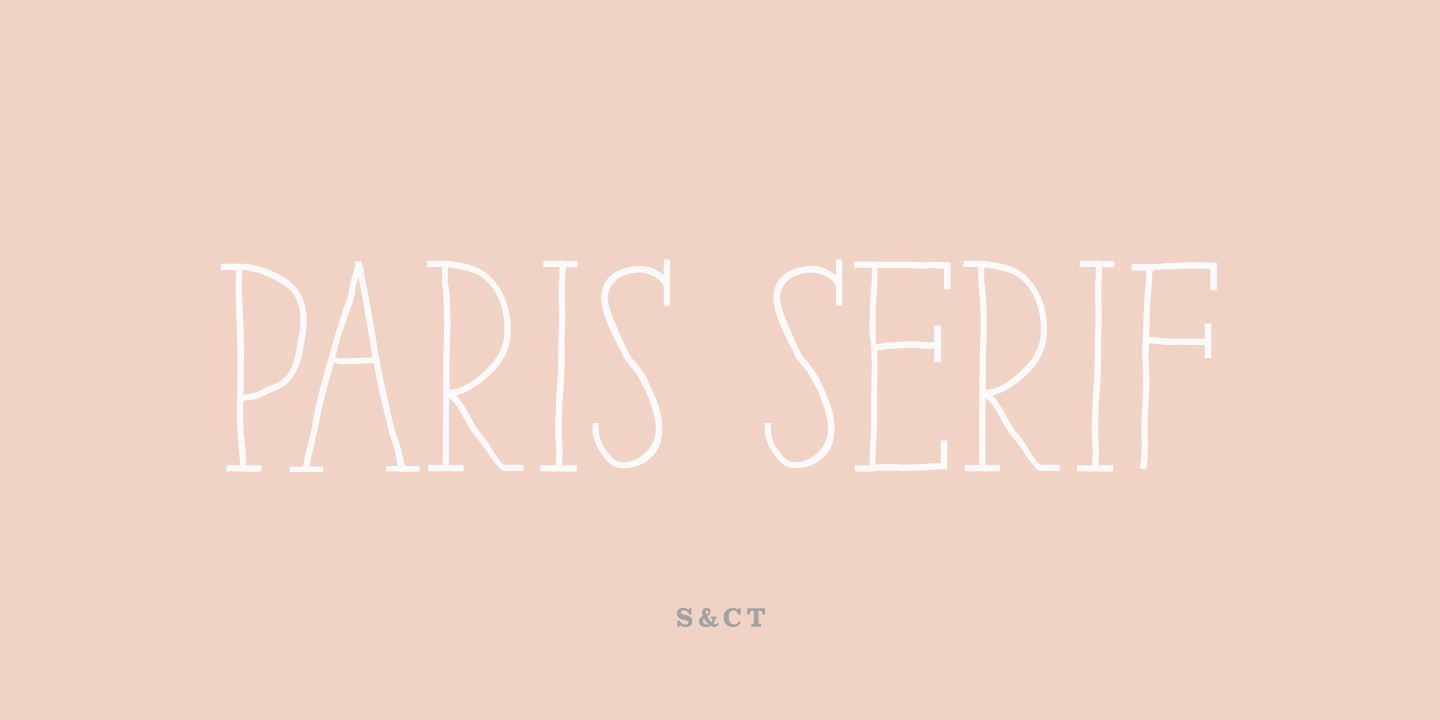 Schriftart Paris Serif