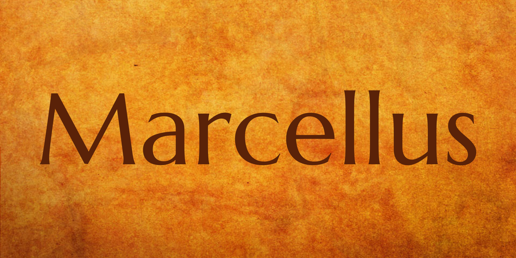 Schriftart Marcellus