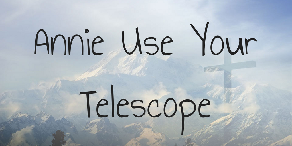 Schriftart Annie Use Your Telescope