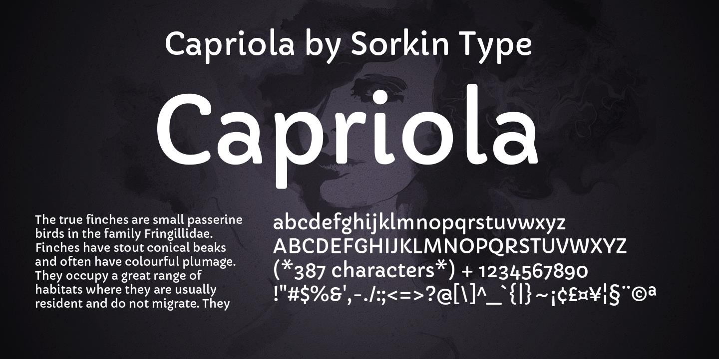 Schriftart Capriola