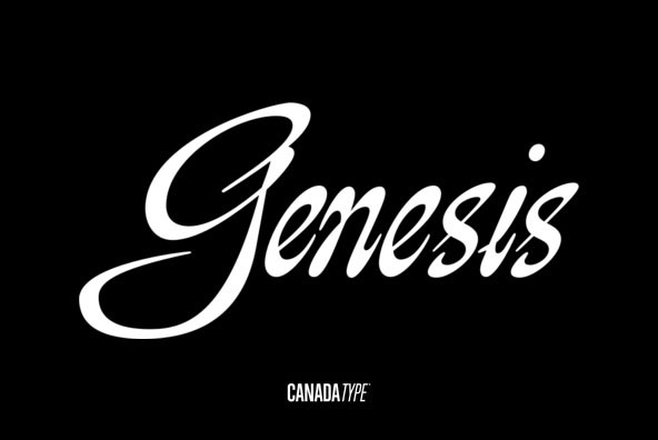 Schriftart Genesis Sans 