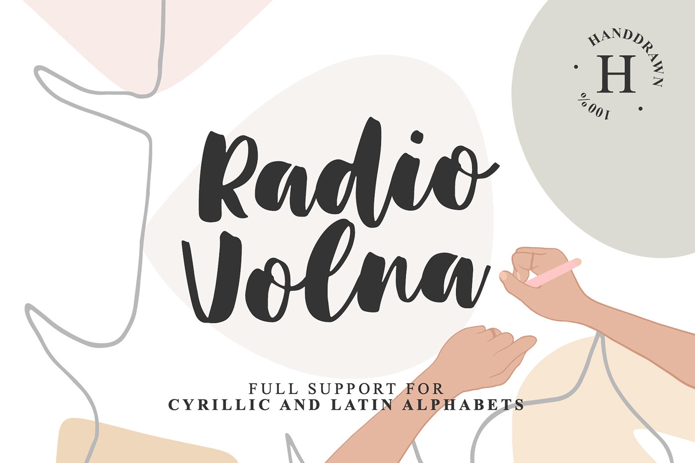 Schriftart Radio Volna
