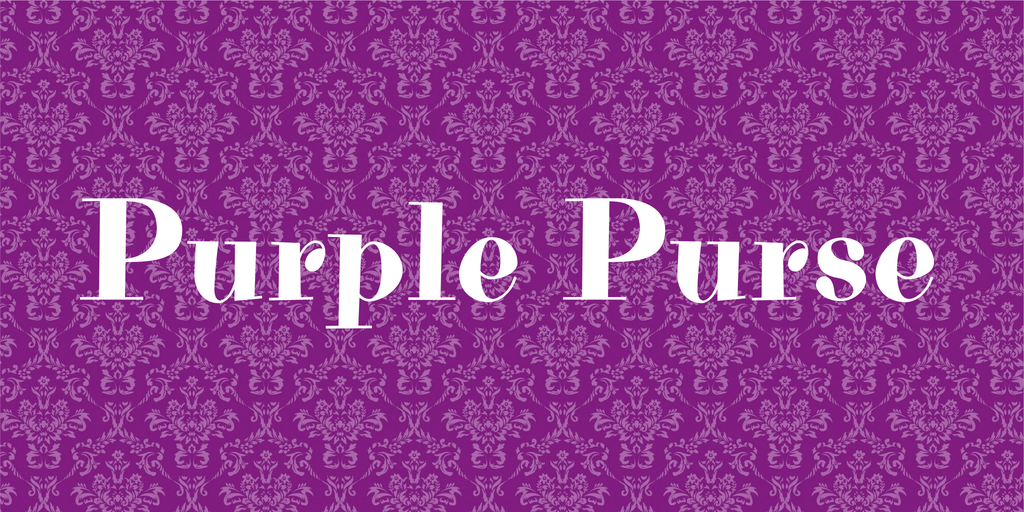 Schriftart Purple Purse