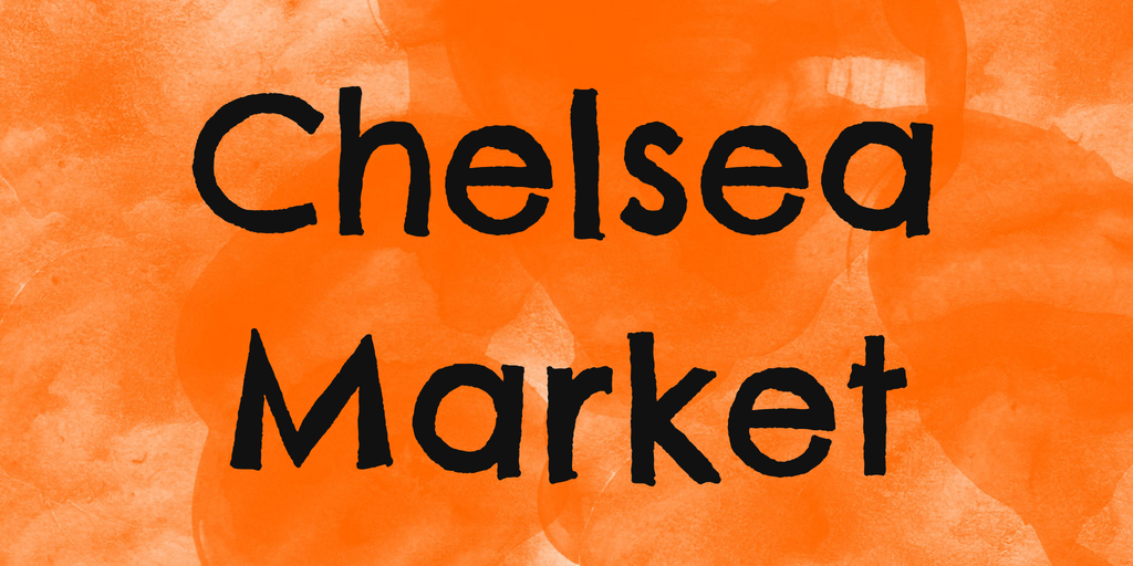 Schriftart Chelsea Market