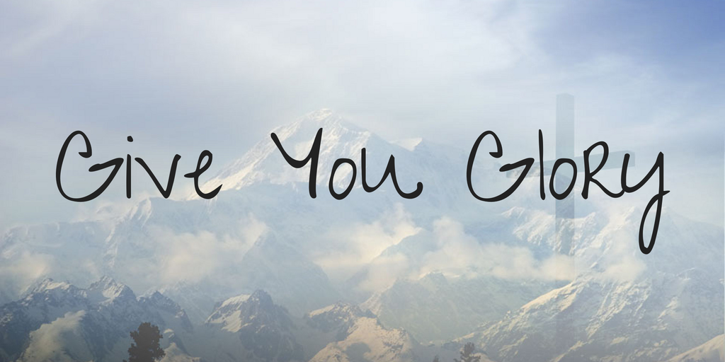 Schriftart Give You Glory