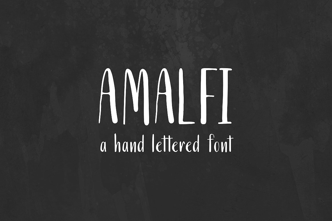 Schriftart Amalfi