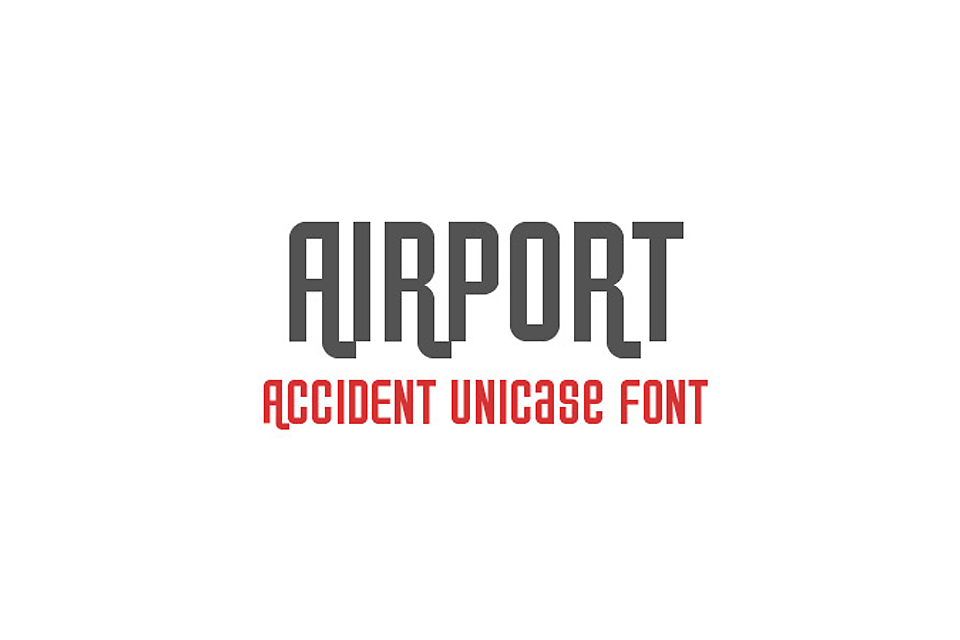 Schriftart Airport