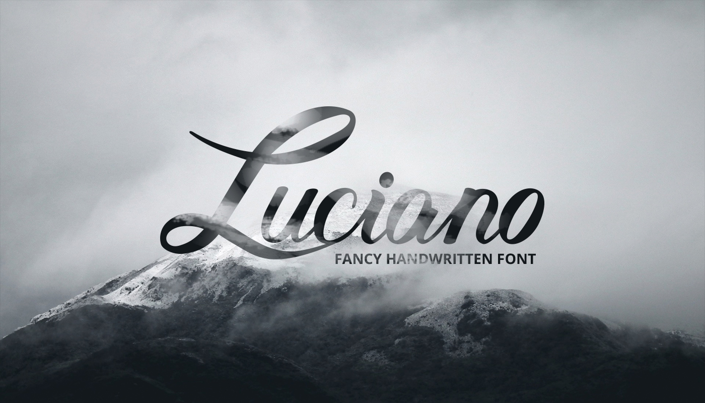 Schriftart Luciano