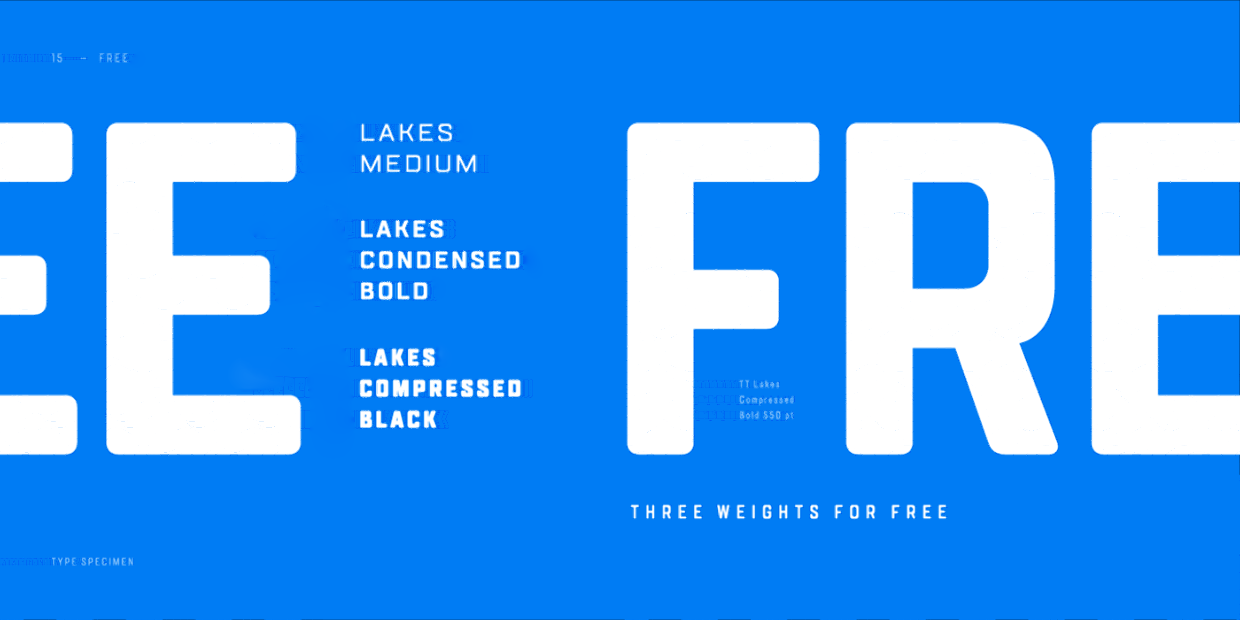 Schriftart TT Lakes