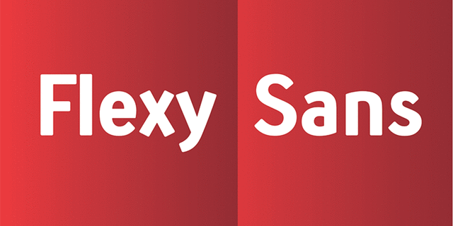 Schriftart Flexy Sans
