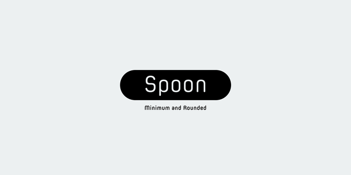 Schriftart Spoon