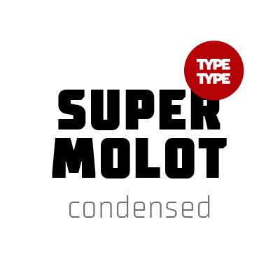 Schriftart TT Supermolot Condensed