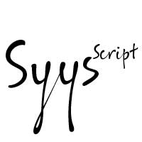 Schriftart ALS SyysScript