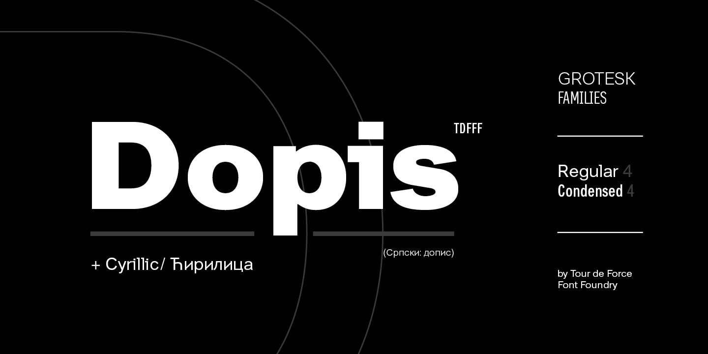 Schriftart Dopis