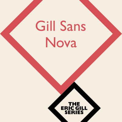 Schriftart Gill Sans Nova