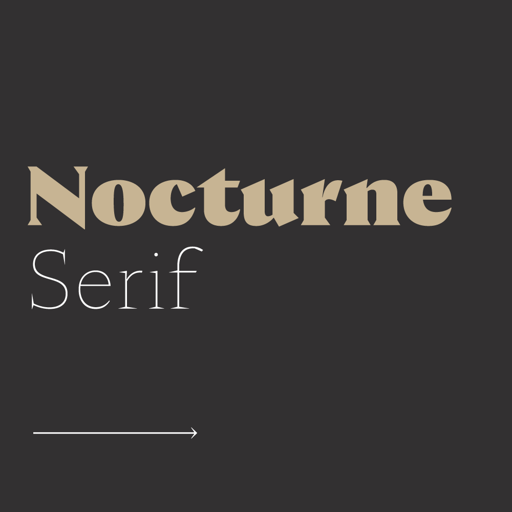 Schriftart Nocturne Serif