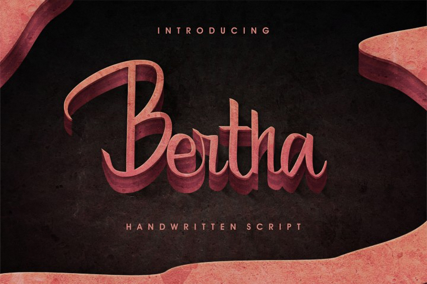 Schriftart Bertha