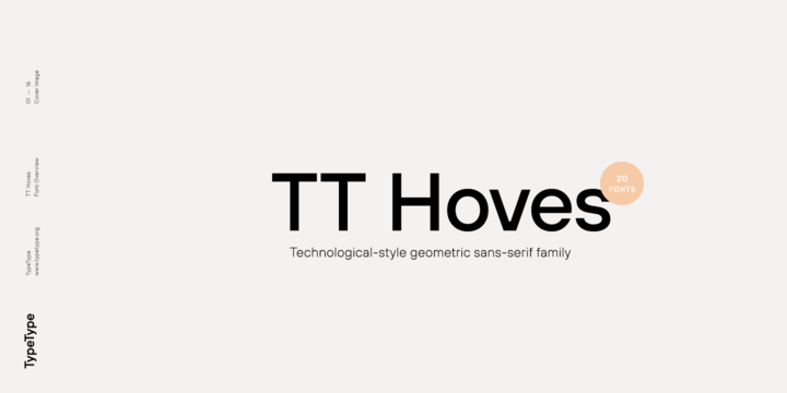 Schriftart TT Hoves