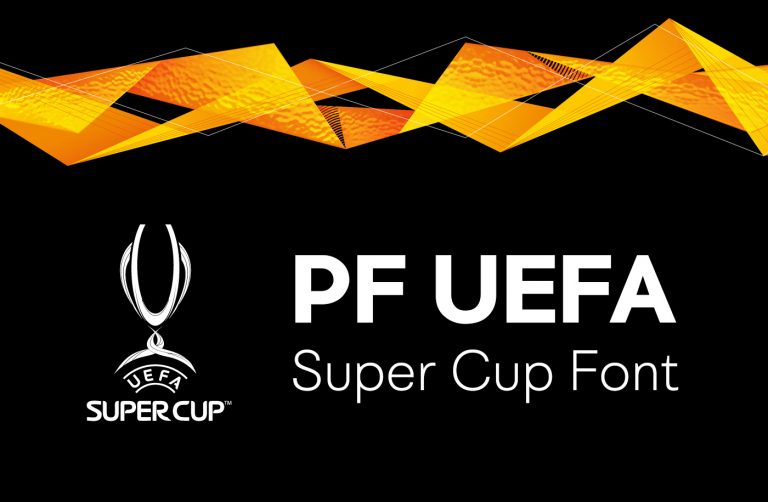 Schriftart UEFA Supercup