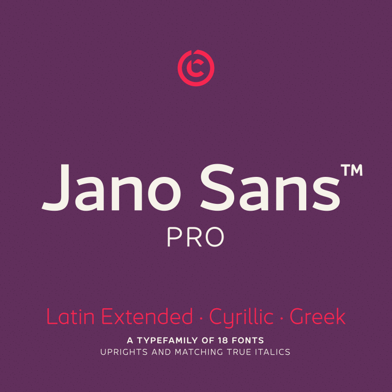 Schriftart Jano Sans Pro