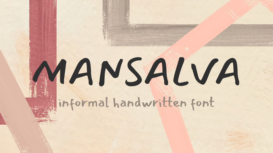 Schriftart Mansalva