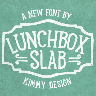 Schriftart LunchBox Slab