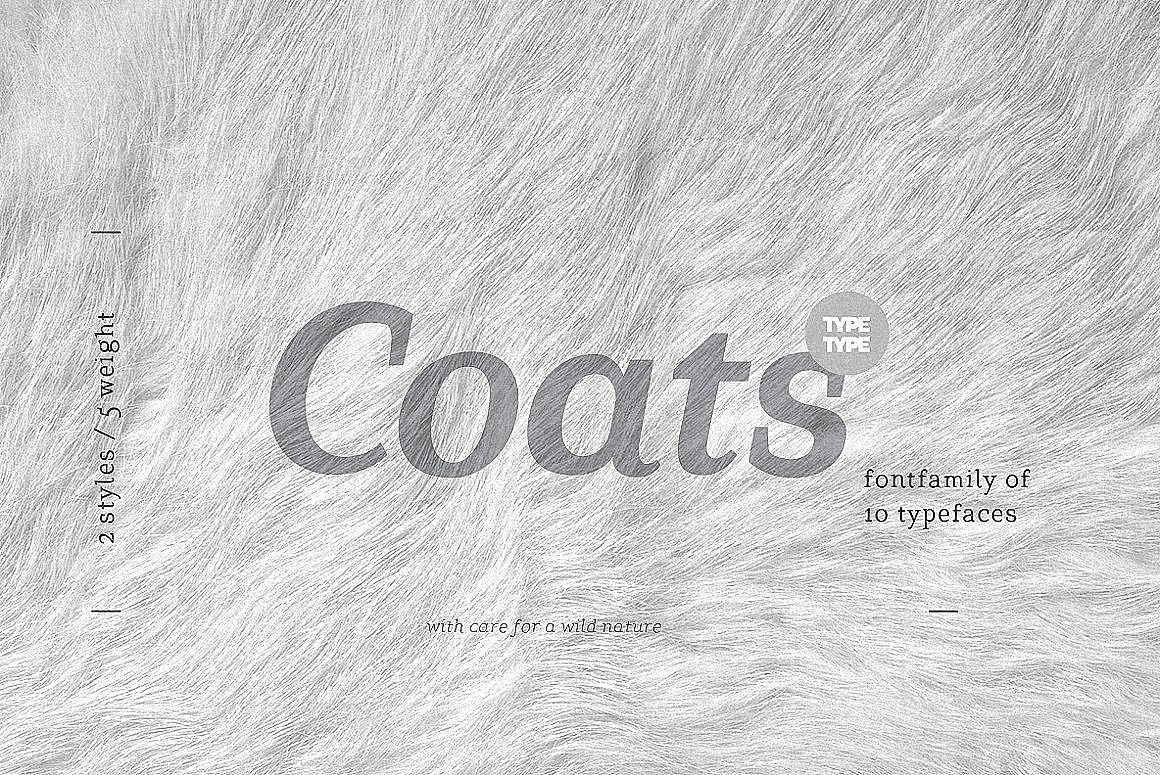 Schriftart TT Coats