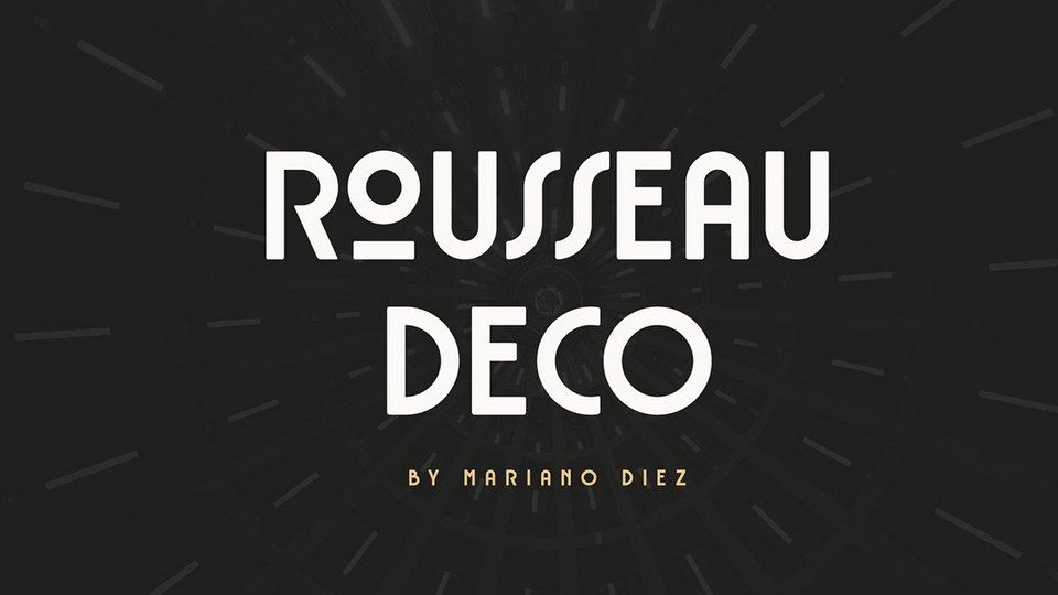 Schriftart Rousseau Deco
