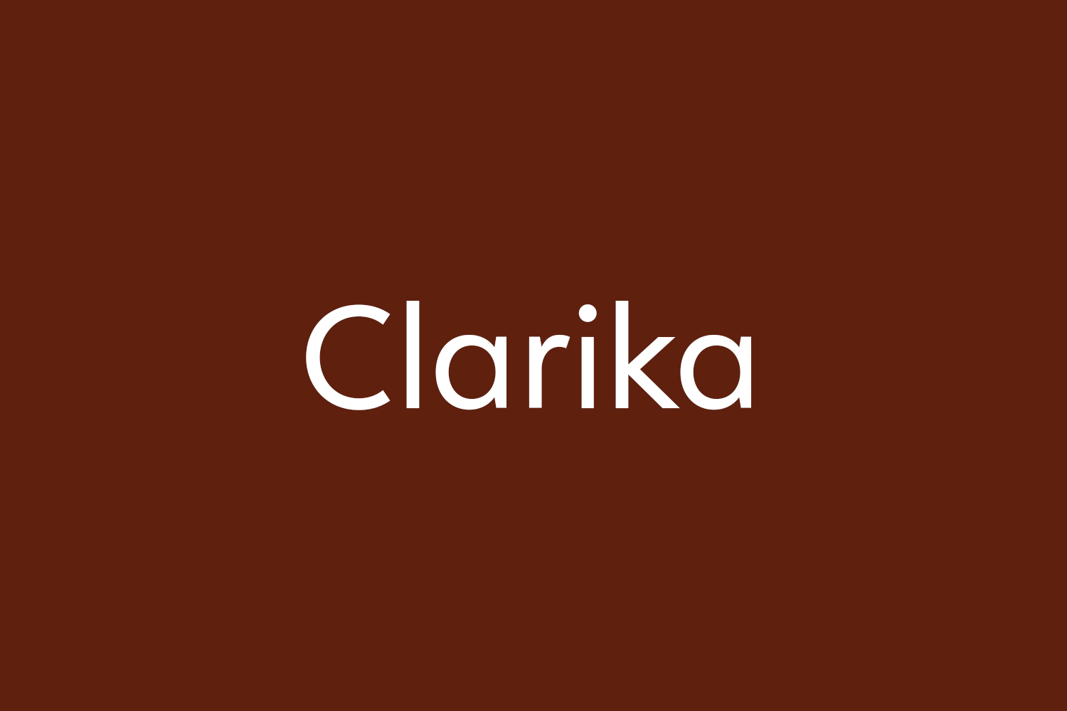 Schriftart Clarika Pro