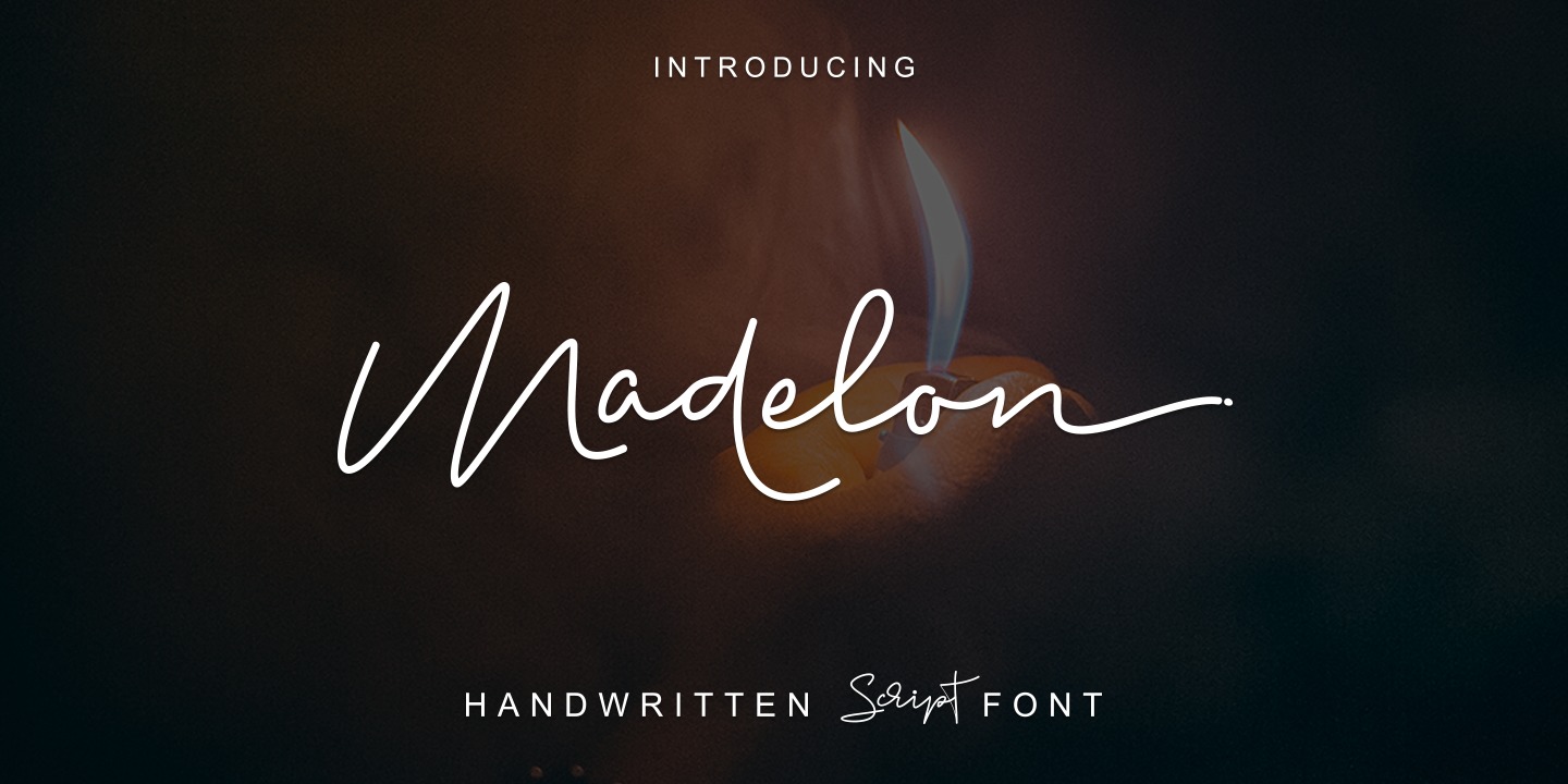 Schriftart Madelon Script
