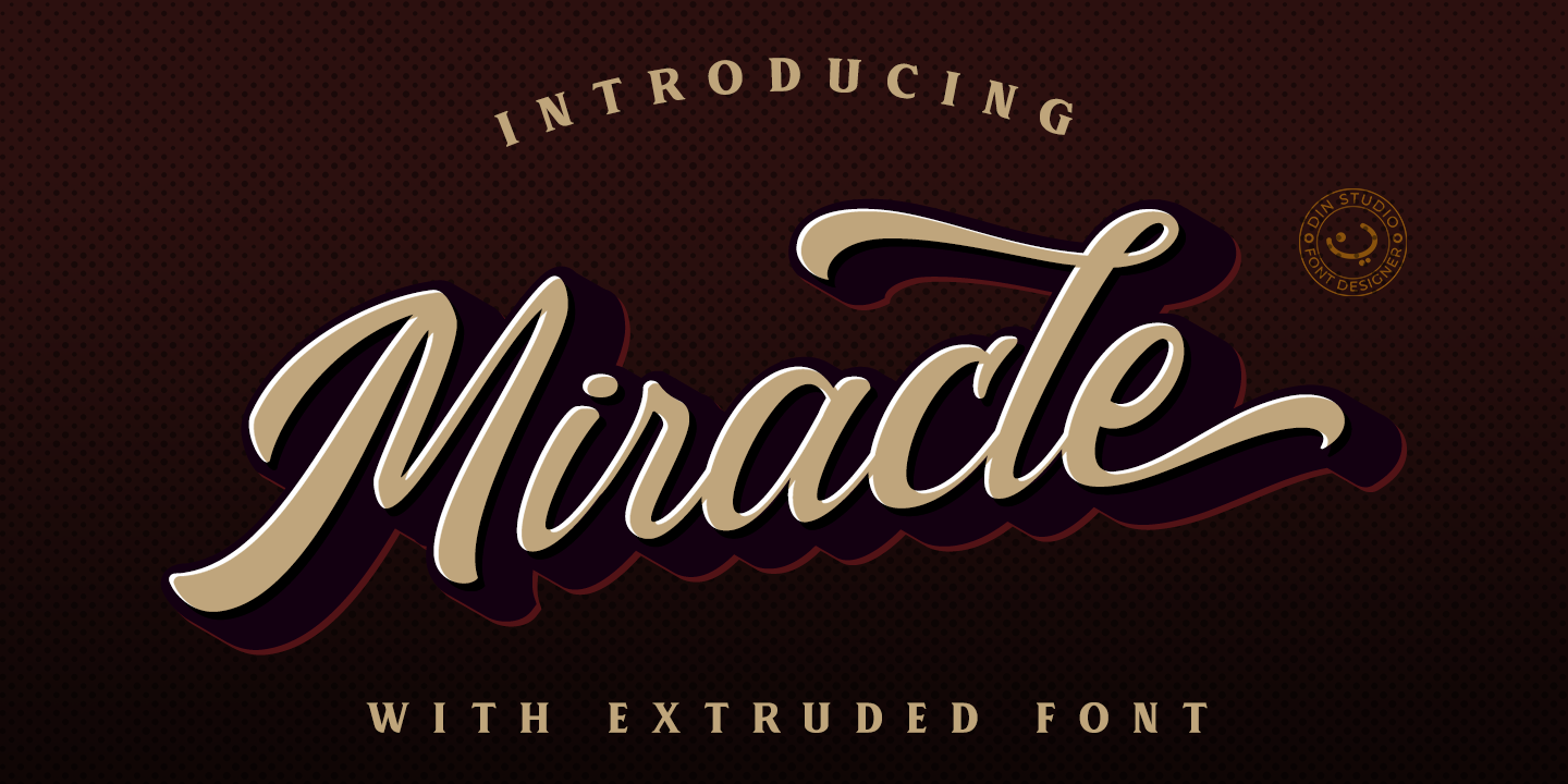 Schriftart Miracle