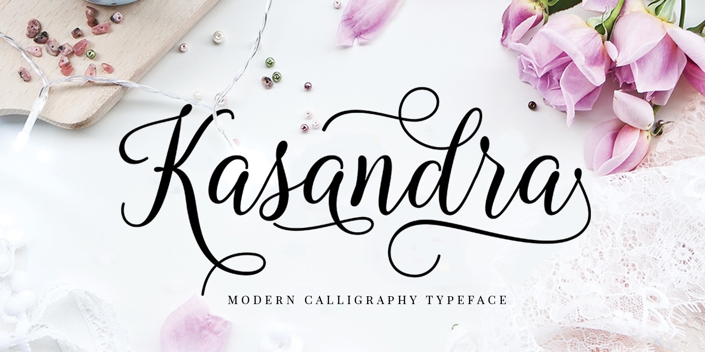 Schriftart Kasandra Script