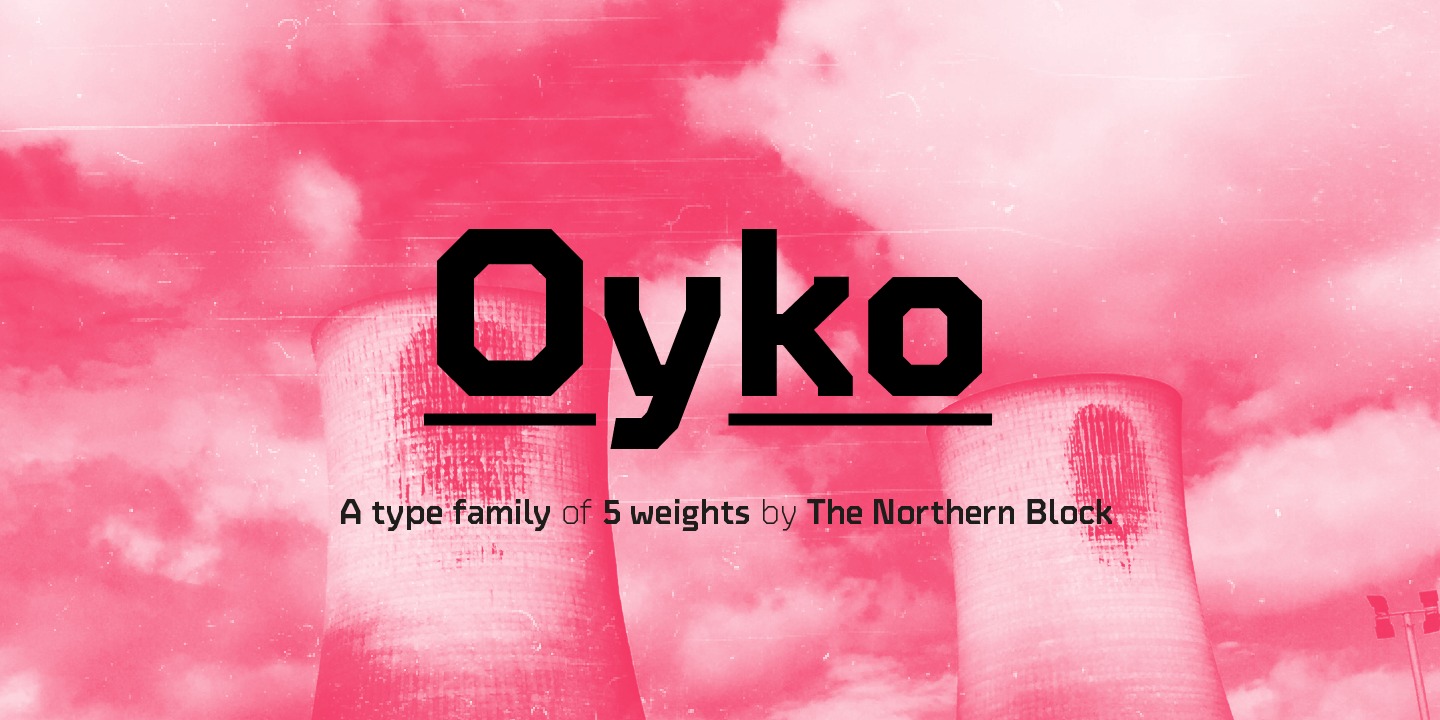 Schriftart Oyko
