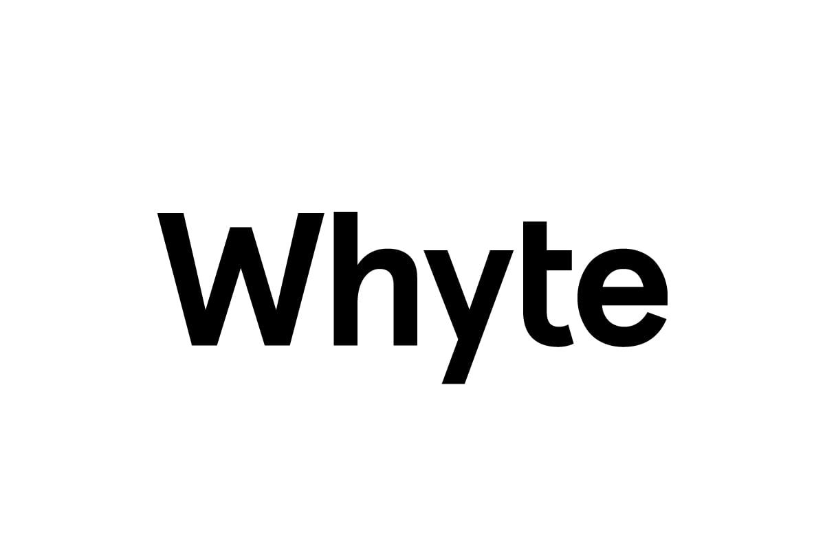 Schriftart Whyte