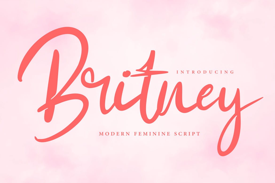 Schriftart Britney 