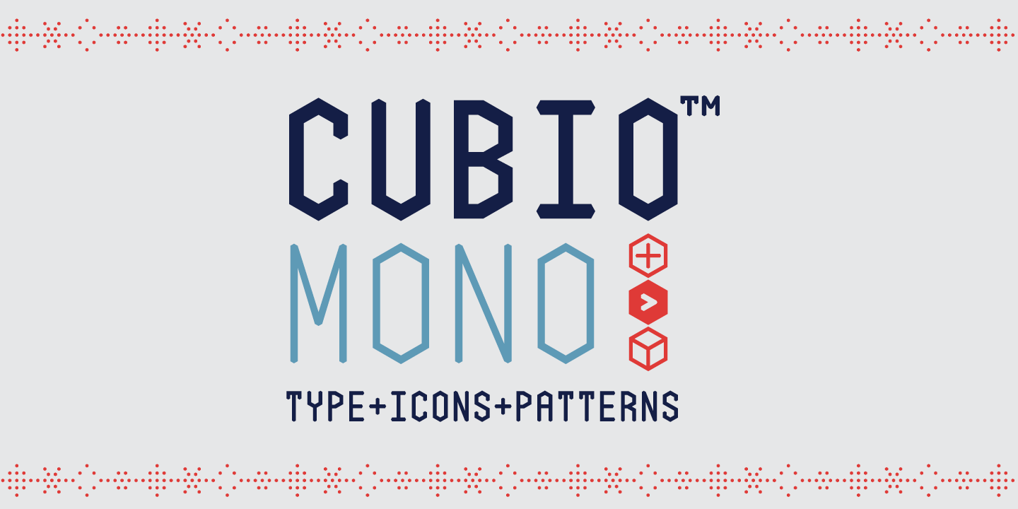 Schriftart Cubio Mono