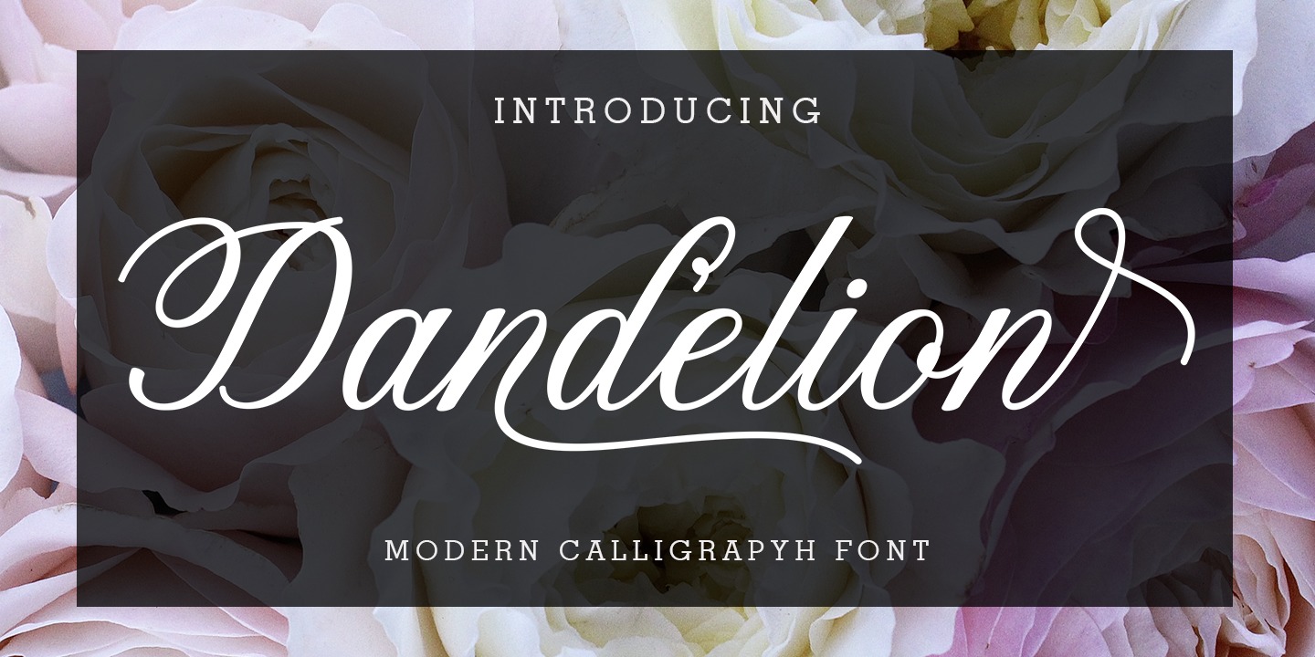 Schriftart Dandelion Script