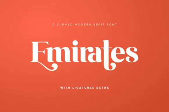 Schriftart Emirates