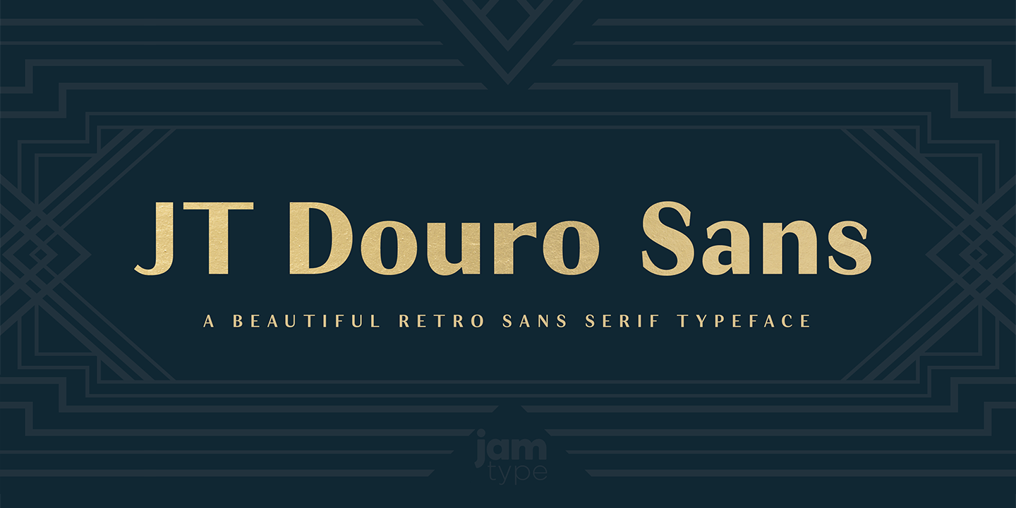 Schriftart JT Douro-Sans
