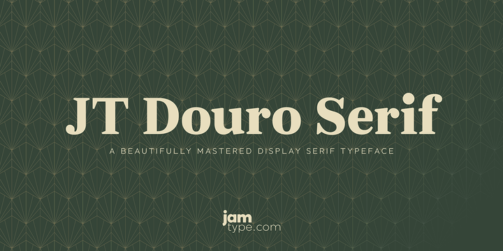 Schriftart JT Douro Serif