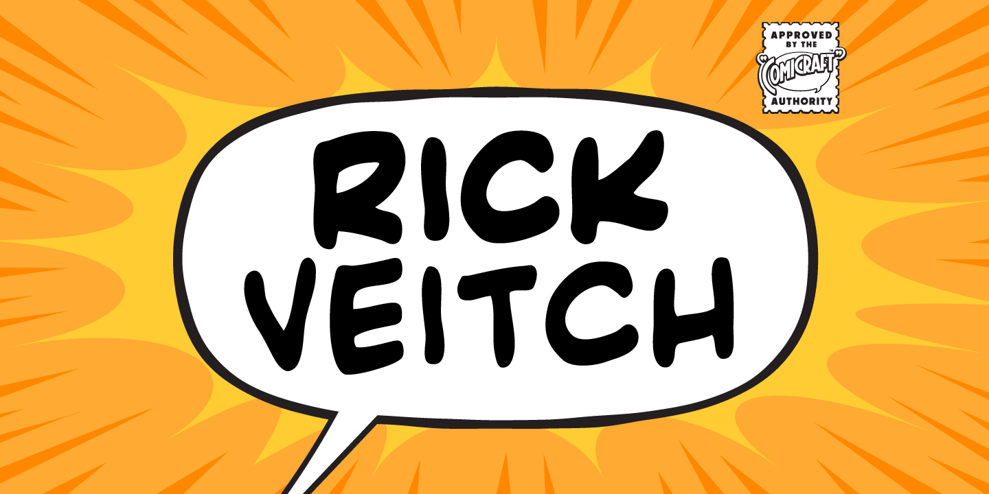 Schriftart Rick Veitch