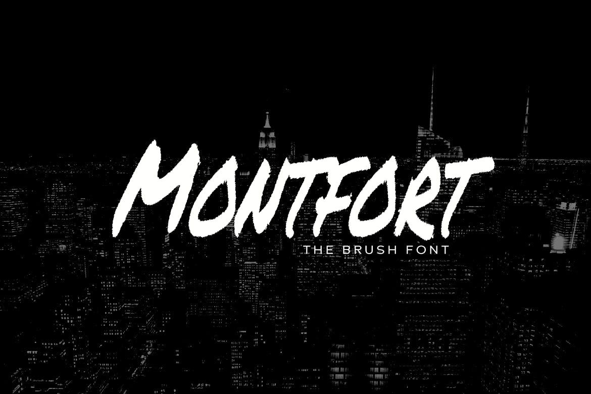 Schriftart Mont Fort
